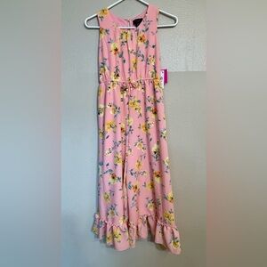 I.N. Girl Floral Pink Kids jumpsuit NWT M 10-12